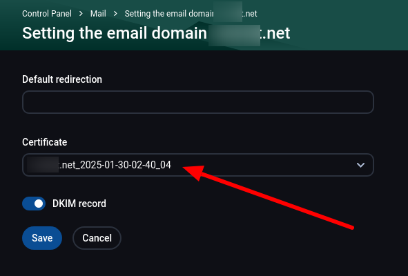 ssl сертификат для почтового домена